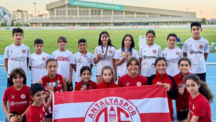 Antalyaspor Atletizm Takımı, Konya’da 10 madalya topladı