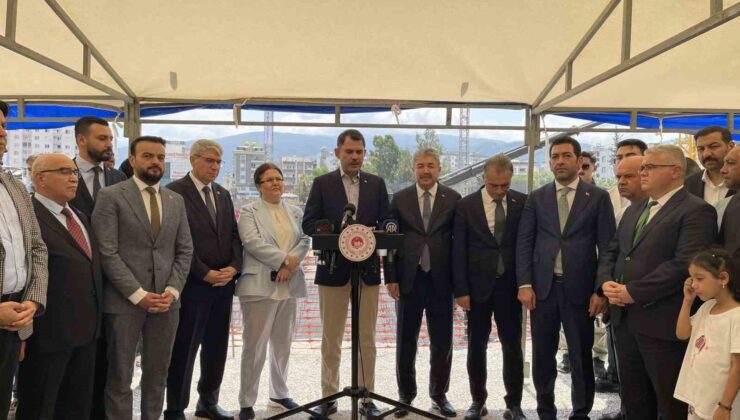 Bakan Kurum: “2025 yılında evine girmeyen tek depremzede kalmayacak”