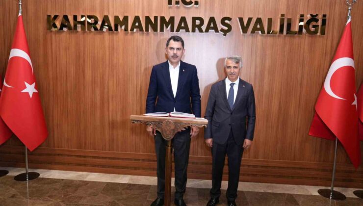 Bakan Kurum, Kahramanmaraş’ta