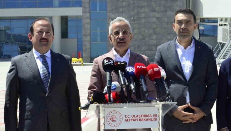 Bakan Uraloğlu: “Çukurova Uluslararası Havalimanımızın resmi açılışı 10 Ağustos’ta”