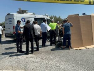 Beton mikserinin altında kalan motosiklet sürücüsü hayatını kaybetti