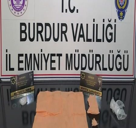 Burdur’da uyuşturucu operasyonu: 2 tutuklama
