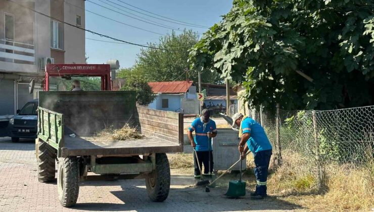 Ceyhan Belediyesi kırsalda temizlik seferberliğine devam ediyor
