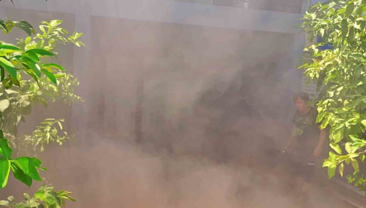 Dairede çıkan yangın kayıt dışı kiralamayı ortaya çıkardı