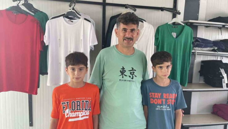 Fırtınada zarar gören Cebelibereket Konteyner Çarşısı’nda yaralar sarılıyor