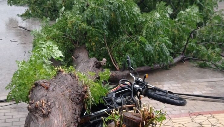 Kadirli’de sağanak yağmur hayatı olumsuz etkiledi