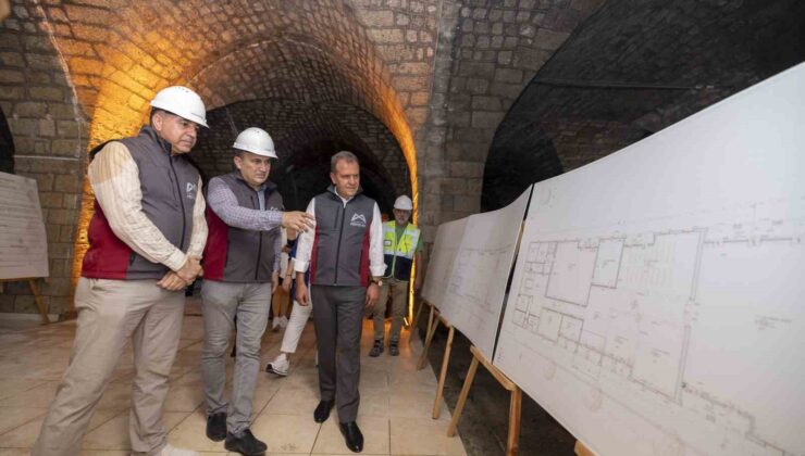 ’Kent Müzesi’ yapılacak Taş Bina’da restorasyon çalışmaları sürüyor