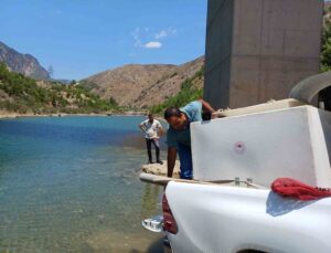 Kozan barajlarına 443 bin sazan yavrusu bırakıldı