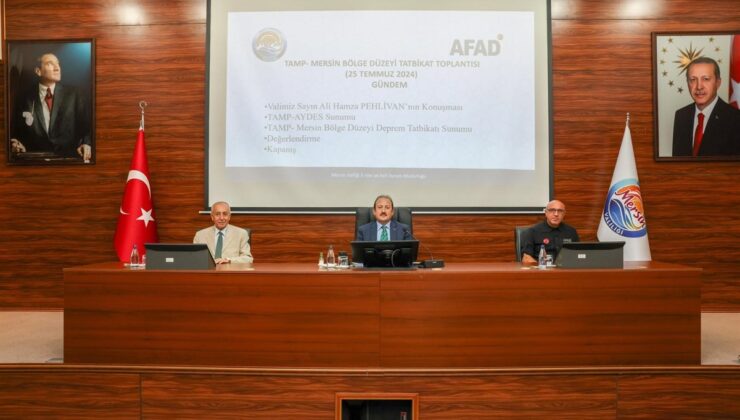 Mersin deprem tatbikatına hazırlanıyor