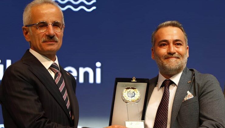 Mersin Uluslararası Limanı’na ’En çok yük elleçleyen liman tesisi’ ödülü