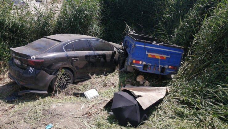 Patpat ile otomobil çarpıştı: 1 ölü, 5 yaralı