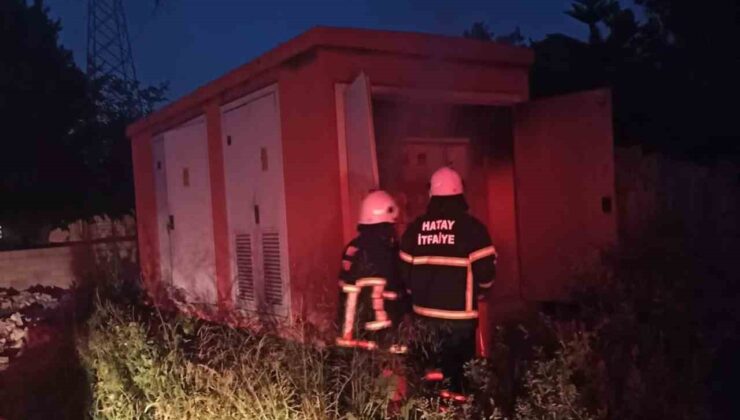 Payas’ta trafo yangını