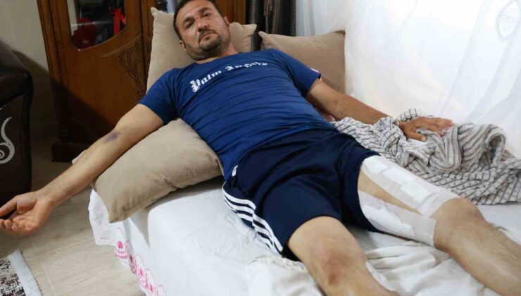 Sana bir delik daha açarım denilerek tehdit edilen muhtar, eski muhtarın kardeşi tarafından 2 bacağından vuruldu