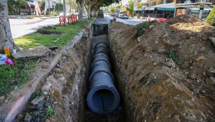 Şirinyalı’daki yağmur suyu sorunu çözülüyor