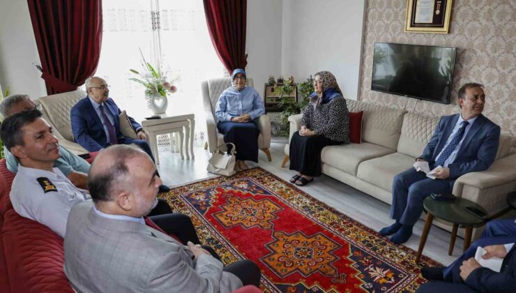 Vali Köşger’den 15 Temmuz şehitlerinin ailelerine ve gazilere ziyaret