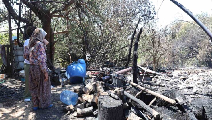 Yumaklar Mahallesi’nde yangın sonrası hasar tespit çalışması yapıldı