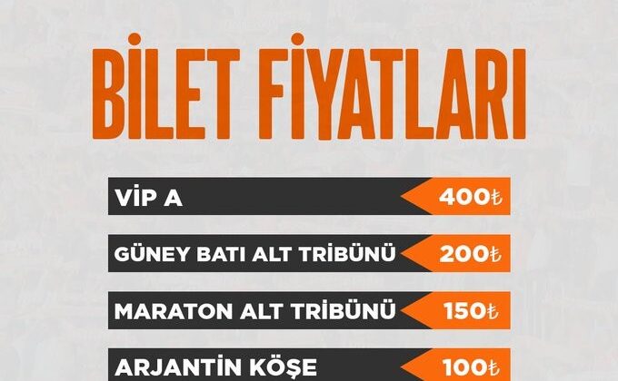 Adanaspor – Esenler Erokspor maçı biletleri satışa çıktı