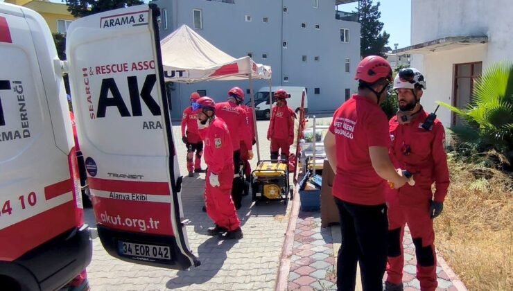 Alanya Belediyesi AFAD tatbikatına katıldı