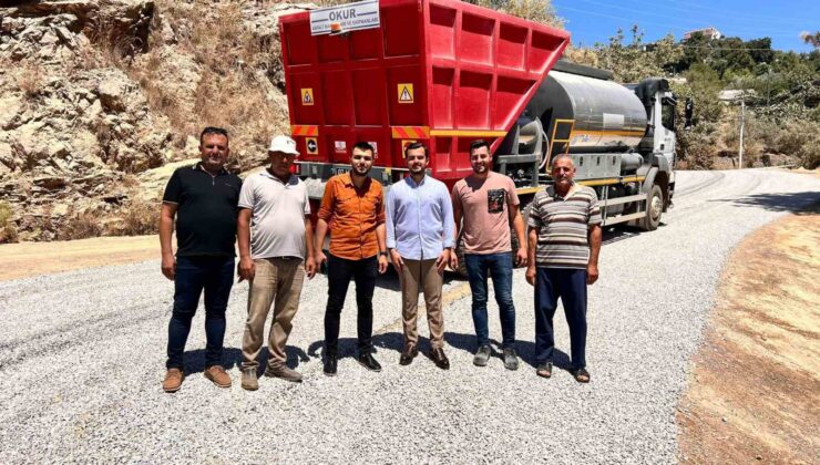 Alanya Belediyesi’nden asfalt çalışması