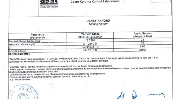 Antalya Büyükşehir Belediyesi’nden atık su görüntüleri açıklaması