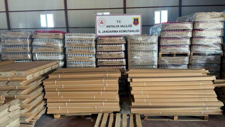 Antalya’da 30 ton sahte şampuan ve çok sayıda ekipman ele geçirildi