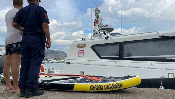 Antalya’da izinsiz kürek sörfü yapan ve yaptıranlara ceza yağdı