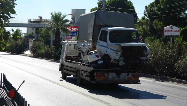 Antalya’da ortalık savaş alanına döndü: 7 araç birbirine girdi, 6 kişi yaralandı