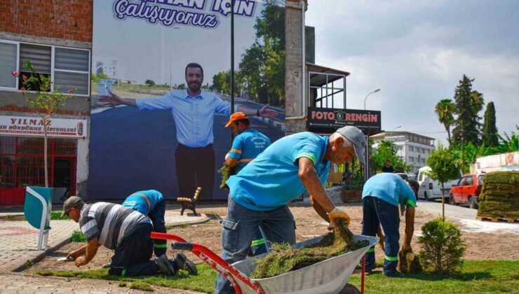 Başkan Kadir Aydar’dan Ceyhan’ın merkezine yeni yeşil alan