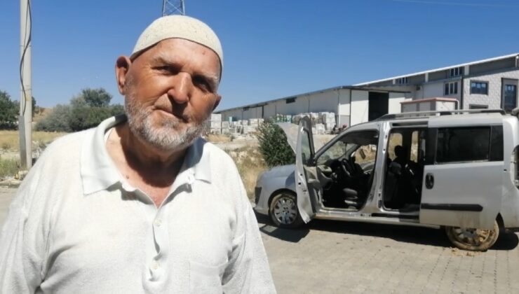 Bozulan aracını baraja doğru ittirerek çalıştırmak isterken ölümden döndü