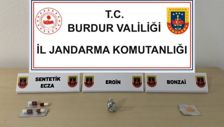 Burdur’da jandarmanın uyuşturucu operasyonunda 1 şüpheli tutuklandı