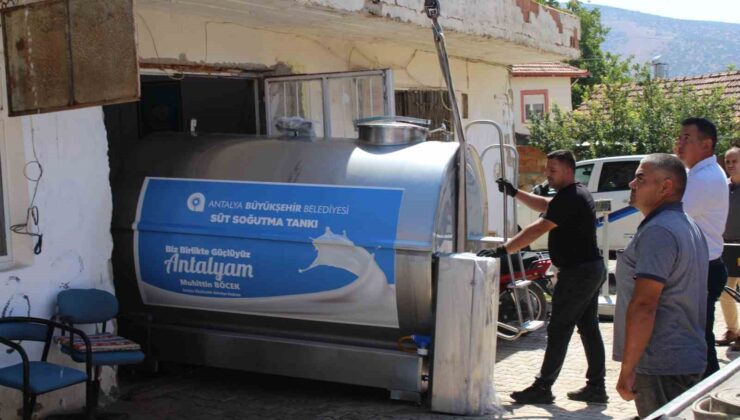 Büyükşehir Belediyesi’nin kooperatiflere ekipman desteği sürüyor