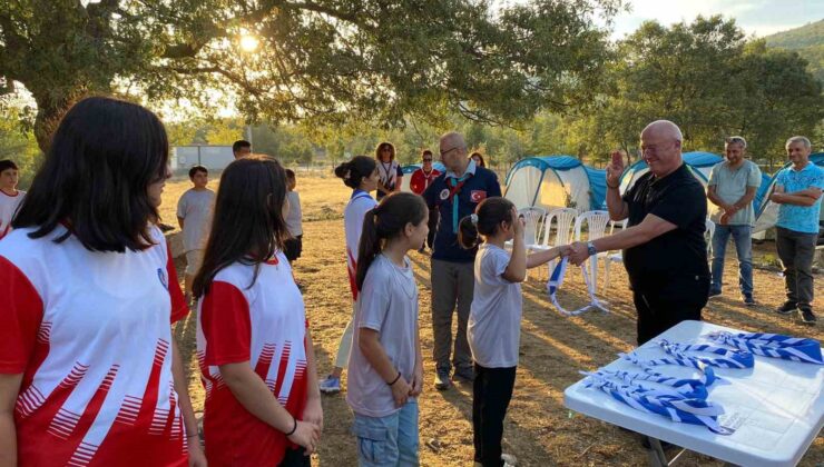 Büyükşehir izcileri Akseki’de izci kampı yaptı