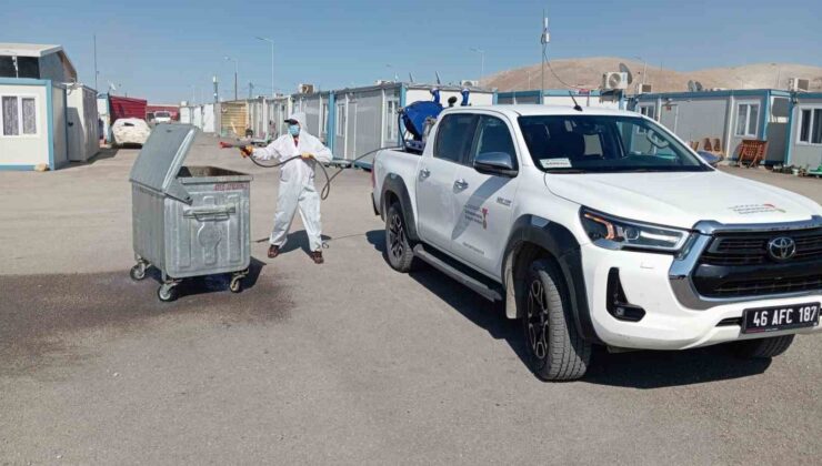 Elbistan’da ilçe genelinde ilaçlama operasyonu gerçekleşti