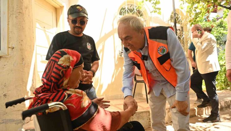 Engelli anne için sokak  asfaltlandı