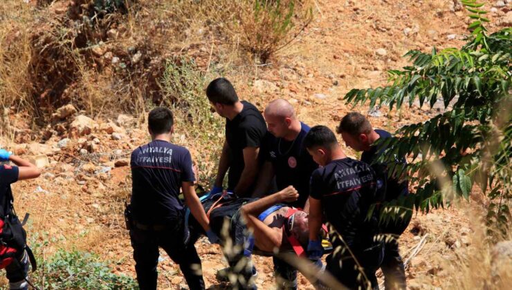 İhtiyaç gidermek isterken 20 metrelik kayalıklardan düştü
