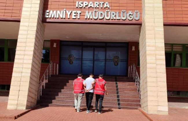 Isparta’da 17 yıl 11 ay 22 gün hapis cezası ile aranan firari yakalandı