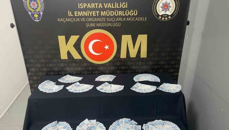 Isparta’da 37 bin lira sahte para ele geçirildi