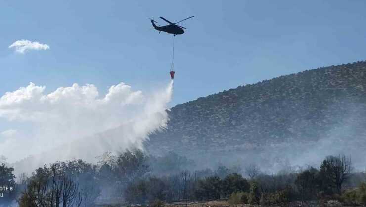 Isparta’da çıkan orman yangını ekiplerin hızlı müdahalesiyle söndürüldü