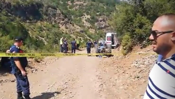 Isparta’da devrilen traktörün altında kalan sürücü hayatını kaybetti
