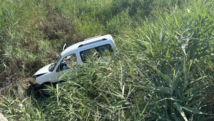 Isparta’da hafif ticari araç su kanalına uçtu: 1 ölü, 1 yaralı