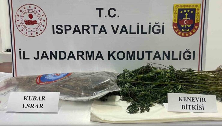 Isparta’da uyuşturucu operasyonu: 1 tutuklama