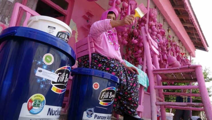 Isparta’nın ’Barbie’si  Sakine teyzeye Filli Boyadan destek