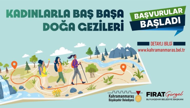 “Kadınlarla Baş Başa Doğa Gezileri”ne başvurular başladı