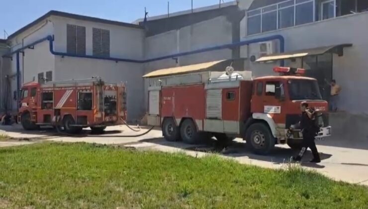 Kahramanmaraş’ta tekstil fabrikasındaki yangın büyümeden söndürüldü