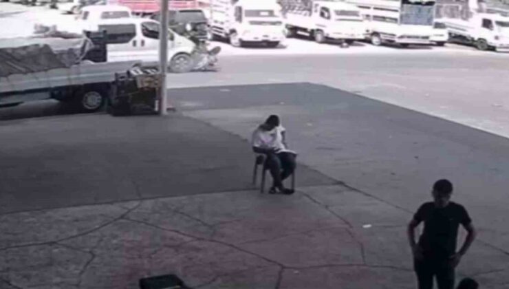 Kaza anı ve yaralıların sürüklenmesi anbean görüntülendi