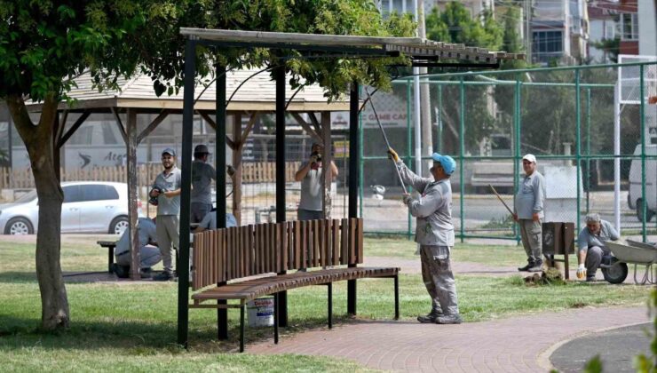 Kepez’in parkları yenilenerek konforlu ve güvenli hale geldi