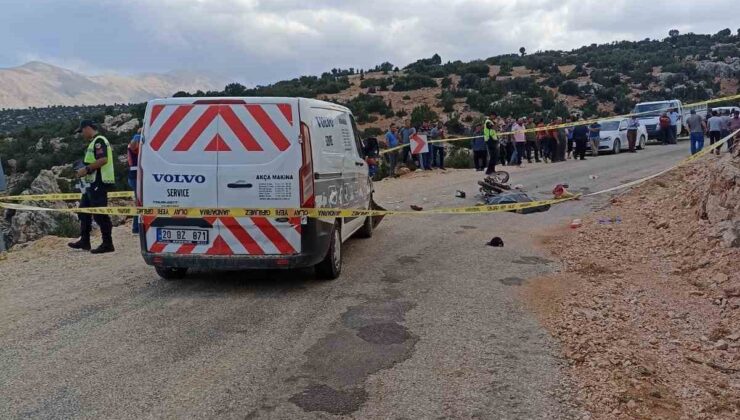 Korkuteli’nde motosiklet kazası: 1 ölü