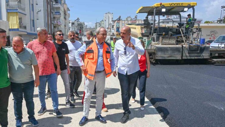 Kuzeyyaka mahallesinde sıcak asfalt sevinci