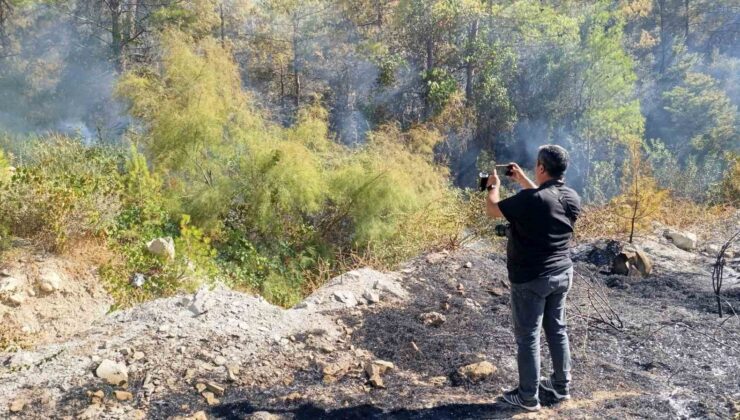 Mersin Silifke’deki orman yangını kısmen kontrol altına alındı