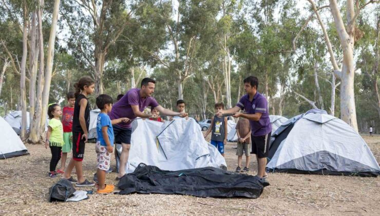 Mersin’de Anne-Çocuk Kampı düzenlendi